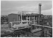 In 1931 BASF filed the patent for the manufacturing of Polyisobutene, which was sold under the product name Oppanol. The picture shows the cooling unit of the Oppanol plant at Ludwigshafen site in 1952.
Photo: BASF In 1931 BASF filed the patent for the manufacturing of Polyisobutene, which was sold under the product name Oppanol. The picture shows the cooling unit of the Oppanol plant at Ludwigshafen site in 1952.
Photo: BASF