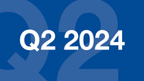 Graphically designed lettering motif Q2 2024