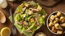 Healthy Grilled Chicken Caesar Salad with Cheese and Croutons_Shutterstock 246281896 Healthy Grilled Chicken Caesar Salad with Cheese and Croutons_Shutterstock 246281896