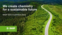 BASF ESG Investment Story: A road curves through a green forest landscape BASF ESG Investment Story: A road curves through a green forest landscape