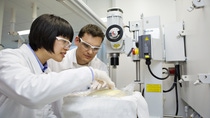 Karen Kong (left), lab chemist, and Daniel Freidank (right), lab manager, checks the foaming process of a polyurethane block foam. Polyurethane is used in a wide variety of applications to create all manner of consumer and industrial products that play a crucial role in making our lives more convenient and comfortable while helping enhance energy efficiency.
Print free of charge. Copyright by BASF
Karen Kong (links), Chemikerin, und Daniel Freidank (rechts), Laborleiter, prüfen den Aufschäumprozess eines Polyurethan-Schaumstoffblocks. Polyurethane werden in vielen Anwendungen verwendet, um unterschiedliche Konsum- und Industriegüter herzustellen. Diese verbessern unsere Lebensqualität und helfen dabei die Energieeffizienz zu steigern.
Abdruck honorarfrei. Copyright by BASF.,Karen Kong (left), lab chemist, and Daniel Freidank (right), lab manager, checks the foaming process of a polyurethane block foam. Polyurethane is used in a wide variety of applications to create all manner of consumer and industrial products that play a crucial role in making our lives more convenient and comfortable while helping enhance energy efficiency.
Print free of charge. Copyright by BASF
Karen Kong (links), Chemikerin, und Daniel Freidank (rechts), Laborleiter, prüfen den Aufschäumprozess eines Polyurethan-Schaumstoffblocks. Polyurethane werden in vielen Anwendungen verwendet, um unterschiedliche Konsum- und Industriegüter herzustellen. Diese verbessern unsere Lebensqualität und helfen dabei die Energieeffizienz zu steigern.
Abdruck honorarfrei. Copyright by BASF. Karen Kong (left), lab chemist, and Daniel Freidank (right), lab manager, checks the foaming process of a polyurethane block foam. Polyurethane is used in a wide variety of applications to create all manner of consumer and industrial products that play a crucial role in making our lives more convenient and comfortable while helping enhance energy efficiency.
Print free of charge. Copyright by BASF
Karen Kong (links), Chemikerin, und Daniel Freidank (rechts), Laborleiter, prüfen den Aufschäumprozess eines Polyurethan-Schaumstoffblocks. Polyurethane werden in vielen Anwendungen verwendet, um unterschiedliche Konsum- und Industriegüter herzustellen. Diese verbessern unsere Lebensqualität und helfen dabei die Energieeffizienz zu steigern.
Abdruck honorarfrei. Copyright by BASF.,Karen Kong (left), lab chemist, and Daniel Freidank (right), lab manager, checks the foaming process of a polyurethane block foam. Polyurethane is used in a wide variety of applications to create all manner of consumer and industrial products that play a crucial role in making our lives more convenient and comfortable while helping enhance energy efficiency.
Print free of charge. Copyright by BASF
Karen Kong (links), Chemikerin, und Daniel Freidank (rechts), Laborleiter, prüfen den Aufschäumprozess eines Polyurethan-Schaumstoffblocks. Polyurethane werden in vielen Anwendungen verwendet, um unterschiedliche Konsum- und Industriegüter herzustellen. Diese verbessern unsere Lebensqualität und helfen dabei die Energieeffizienz zu steigern.
Abdruck honorarfrei. Copyright by BASF.