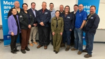 BASF Corp. and BASF Environmental Catalyst and Metal Solutions (ECMS) leaders welcome Rep. Sheri Biggs for a tour of the Seneca, SC site.
Pictured (L–R): Nicole Daigle McCracken, Matt Sheehan, Ana Barrios Sosa, Tyler Grimes, Jim Kilton, Ryan Braidich, Congresswoman Sheri Biggs, Sean Spann, Beth Coffman, Drew Vislocky, Justin Little, and Greg Reid.
BASF Corp. and BASF Environmental Catalyst and Metal Solutions (ECMS) leaders welcome Rep. Sheri Biggs for a tour of the Seneca, SC site.
Pictured (L–R): Nicole Daigle McCracken, Matt Sheehan, Ana Barrios Sosa, Tyler Grimes, Jim Kilton, Ryan Braidich, Congresswoman Sheri Biggs, Sean Spann, Beth Coffman, Drew Vislocky, Justin Little, and Greg Reid.