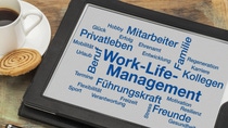 work life balance word cloud - word abstract on a digital tablet with a cup of coffee; Shutterstock ID 586702079; Jobnummer: 376; Projekt: Präsentation; Endkunde: BASF SE, COM/LI  Frau Schössler; Sonstiges: BASF SE, ESI/K, Frau Baque work life balance word cloud - word abstract on a digital tablet with a cup of coffee; Shutterstock ID 586702079; Jobnummer: 376; Projekt: Präsentation; Endkunde: BASF SE, COM/LI  Frau Schössler; Sonstiges: BASF SE, ESI/K, Frau Baque