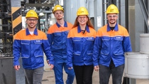 Four BASF professionals for the production of chemical innovations at the Ludwigshafen site Four BASF professionals for the production of chemical innovations at the Ludwigshafen site