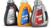 Motor oil canister on white isolated background. 3d Motor oil canister on white isolated background. 3d