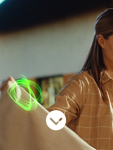 Woman and clothesline  Woman and clothesline