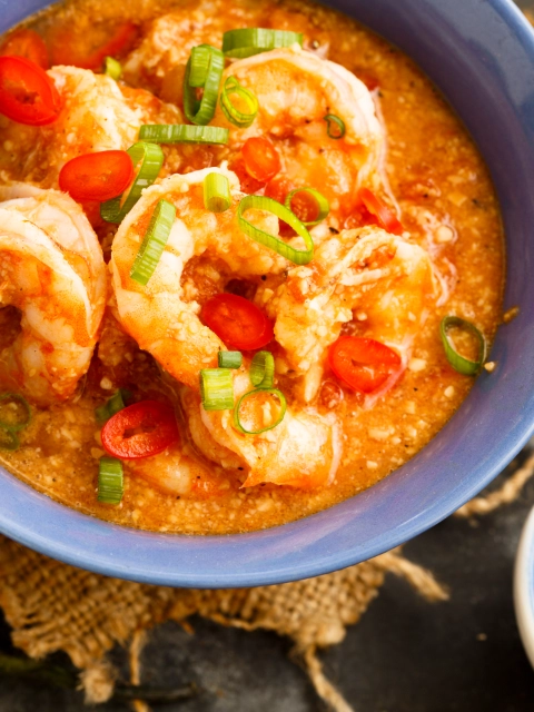 Prawns and cashew curry