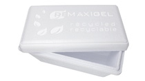 A white Remaxigel box made from Styropor Ccycled A white Remaxigel box made from Styropor Ccycled