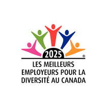 Les meilleures employeurs pour la diversité au Canada 2025 logo Les meilleures employeurs pour la diversité au Canada 2025 logo