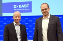 Annual Press Conference for the full year 2024, Dr. Markus Kamieth, Chairman of the Board of Executive Directors (left), Dr. Dirk Elvermann, Chief Financial Officer (right).
Photo: BASF SE Annual Press Conference for the full year 2024, Dr. Markus Kamieth, Chairman of the Board of Executive Directors (left), Dr. Dirk Elvermann, Chief Financial Officer (right).
Photo: BASF SE