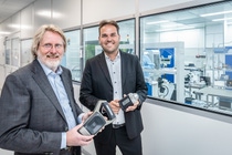 AgroCares and trinamiX partner to offer next-generation solution for onsite nutrient analysis. In the picture: Henri Hekman, CEO and Founder of AgroCares, and Dr. Christian Nitschke, Director IR Sensing & Spectroscopy Solutions Business at trinamiX AgroCares and trinamiX partner to offer next-generation solution for onsite nutrient analysis. In the picture: Henri Hekman, CEO and Founder of AgroCares, and Dr. Christian Nitschke, Director IR Sensing & Spectroscopy Solutions Business at trinamiX