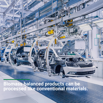 Car production line in a factory hall. Car production line in a factory hall.