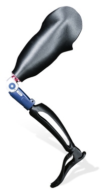 3D printed prosthetic leg by Essentium, Inc., featuring BASF composite polyamide materials. 3D printed prosthetic leg by Essentium, Inc., featuring BASF composite polyamide materials.