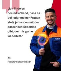 Ali, BASF Produktionsmeister Ali, BASF Produktionsmeister