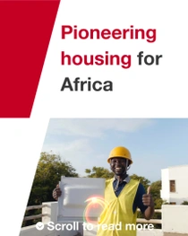 Construction worker in Africa Construction worker in Africa