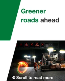 Road construction at night Road construction at night