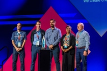 From left to right: Jeffrey Jones (BASF Vice President, OEM Coatings North America and Global Key Account Manager for GM), Nils Lessmann (BASF Senior Vice President, Coatings Americas), Tommy Hosea (GM Executive Director, Global Purchasing and Supply Chain Central Operations), Deb Young (BASF Head of HR, Coatings Americas) and John Van Antwerp (BASF Global Account Manager, OEM Coatings North America) From left to right: Jeffrey Jones (BASF Vice President, OEM Coatings North America and Global Key Account Manager for GM), Nils Lessmann (BASF Senior Vice President, Coatings Americas), Tommy Hosea (GM Executive Director, Global Purchasing and Supply Chain Central Operations), Deb Young (BASF Head of HR, Coatings Americas) and John Van Antwerp (BASF Global Account Manager, OEM Coatings North America)
