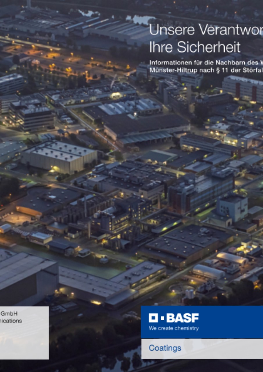 Flyer - Nachbarschaftsbroschüre am Standort Münster Flyer - Nachbarschaftsbroschüre am Standort Münster