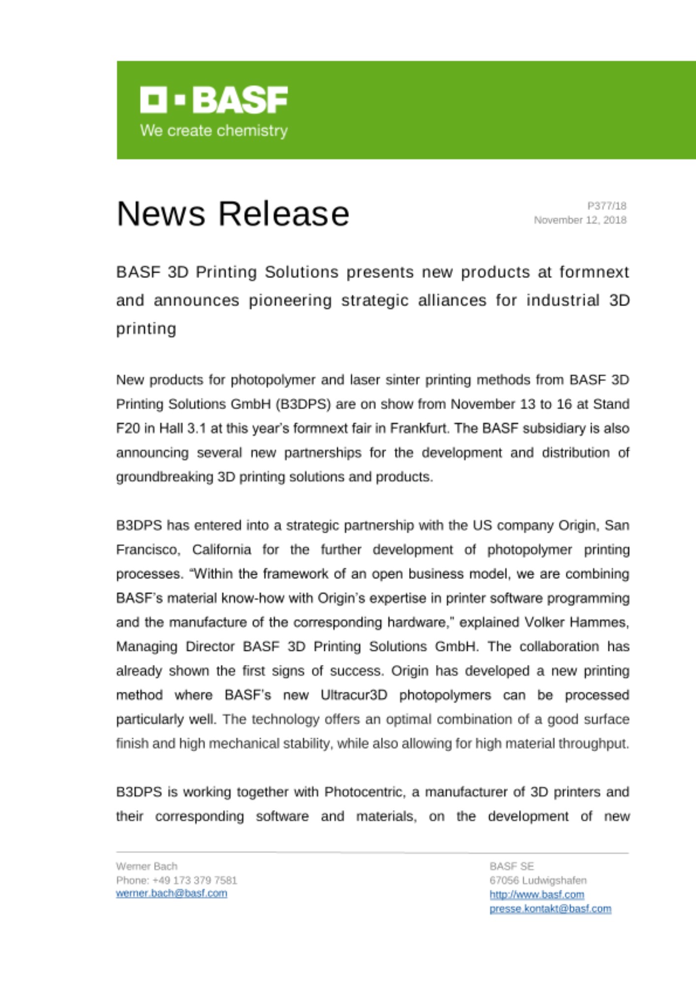 News Release News Release